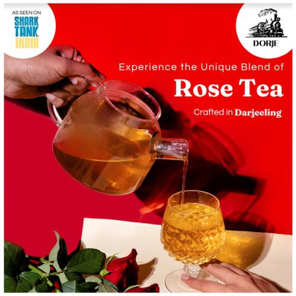 Dorje Rose Darjeeling Tea - 100percent Organic, 100 g-4.webp